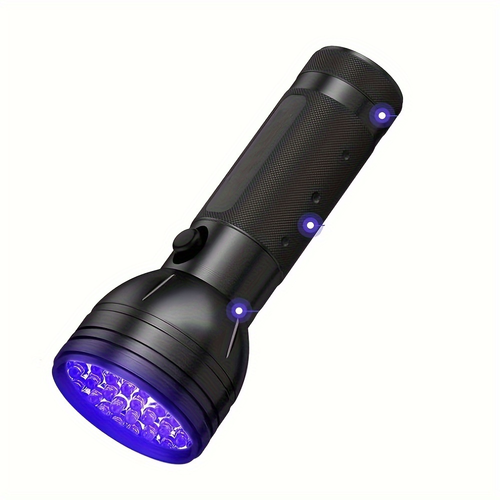 Powerful 100 Led Uv Flashlight For Pet Urine Detection - Temu