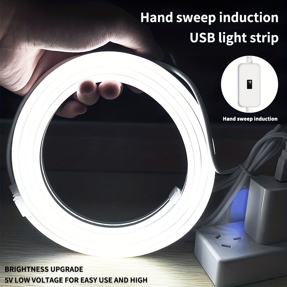 5v Usb Hand Sweeping Switch Light With Led Backlight Led - Temu