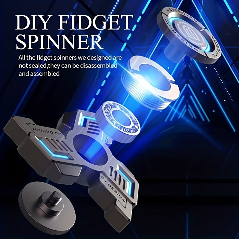 Fidget Spinners, Metal Finger Hand Spinner Toys With Luminous