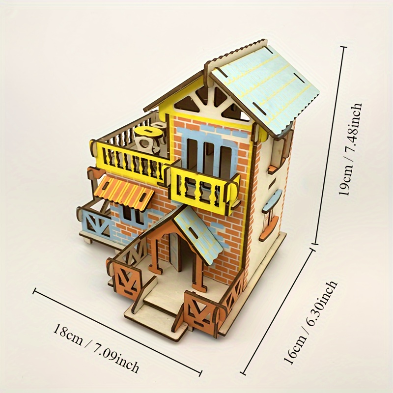 Kit puzzle 3D Petit Architecte - Chalet - Puzzle 3D - Creavea