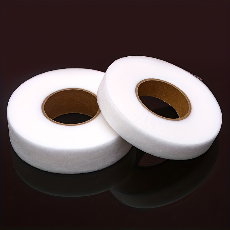 2 Rolls Clothing Adhesive Interlining Non-woven Fabric Strip