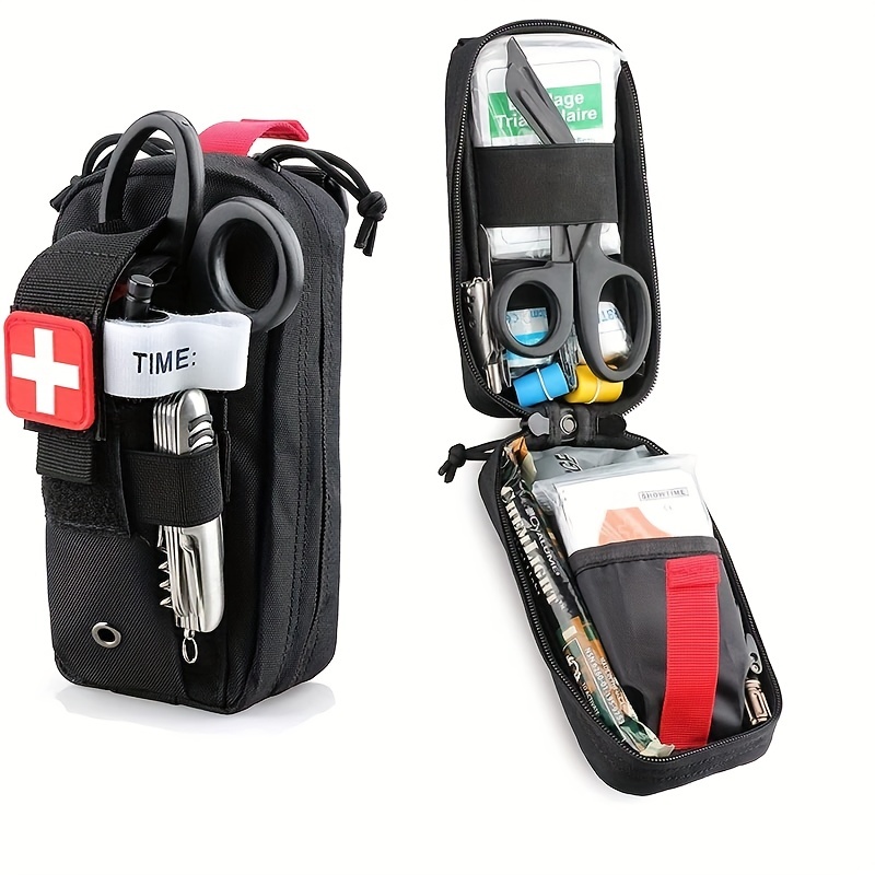 Kit médico portátil IFAK con torniquete táctico de primeros auxilios, kit  de primeros auxilios EMT de emergencia para camping y senderismo/bolsa IFAK  (C: A) : : Deportes y Aire Libre