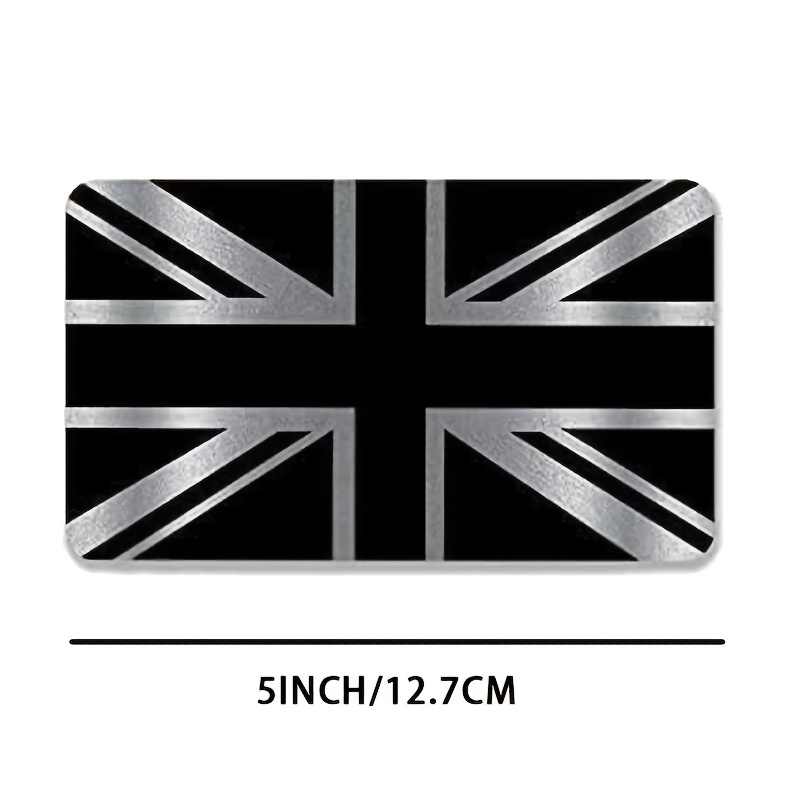 The United Kingdom Union Flag decal is seen on the helmet of