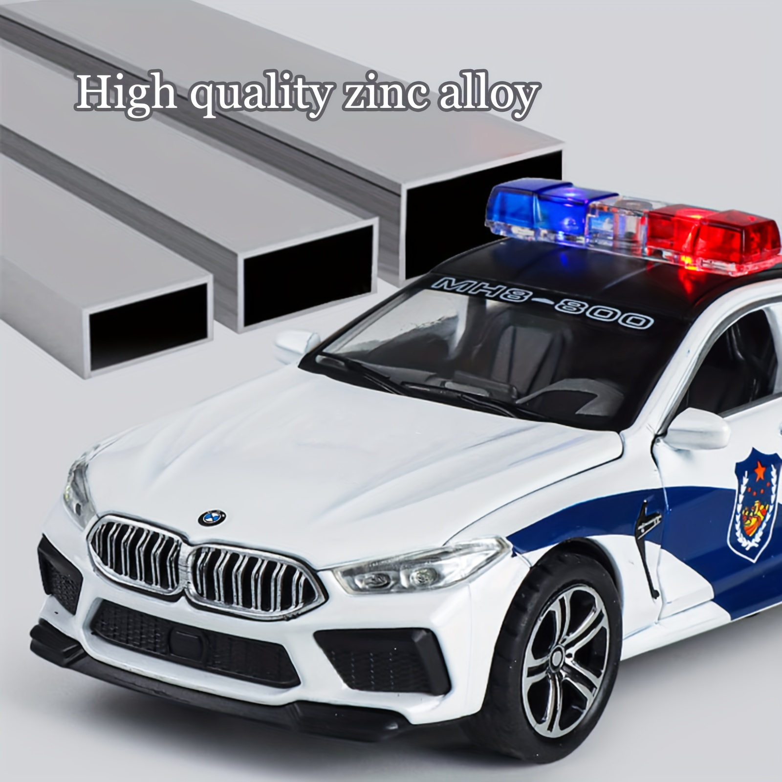 1:24 Crown Victoria Police Car Toy Pull Back Cars With - Temu