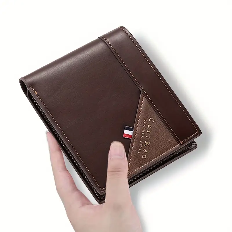 Short Card Holder Men Wallets Money Bag Coin Purse Small Leather Slim Wallet  US