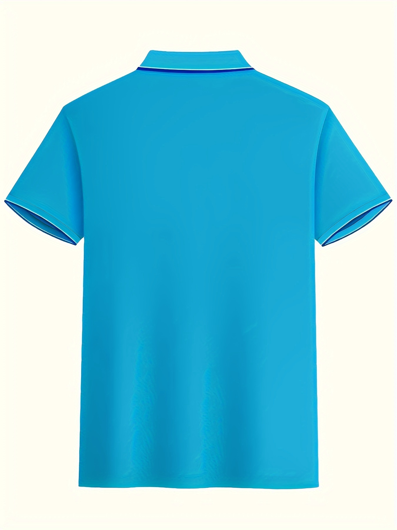 Camisa casual masculina de manga curta com lapela, camisa masculina com estilo de contraste para golfe de verão detalhes 16