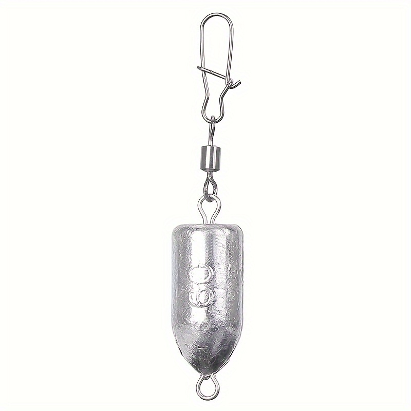 Lead Sinkers Fishing Weight With Stainless Steel Ring - Temu
