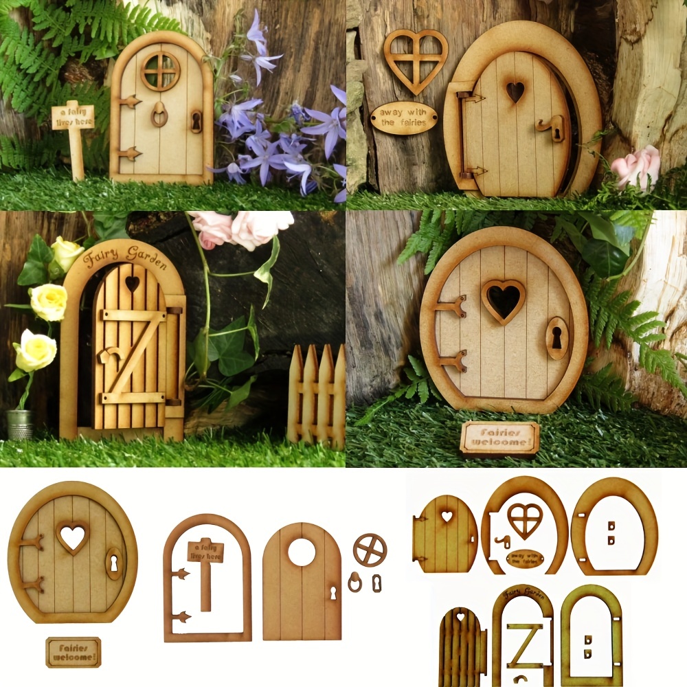 Wooden best sale fairy dollhouse