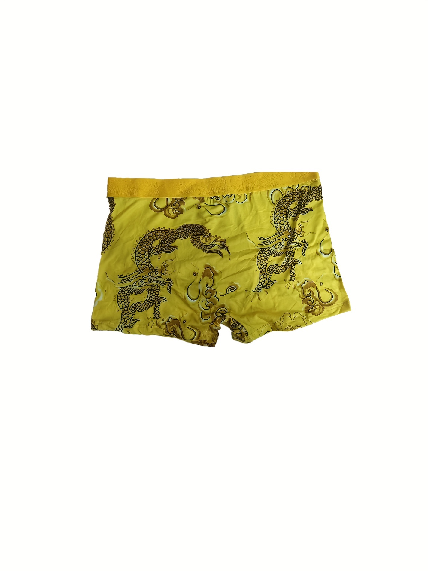 Aobiono Chinese New Year Men Red Underwear Boxer Briefs FA CAI Lucky  Panties Spring Festival Trunks Shorts Birth Animal Year