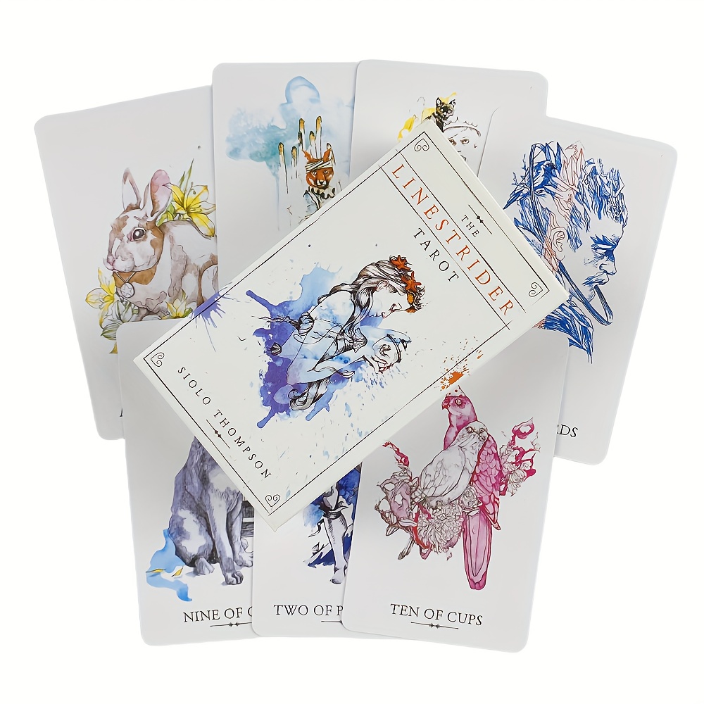 The Linestrider Tarot Cards, Divination Deck, English Versions Edition,  Oracle Board Game Cards