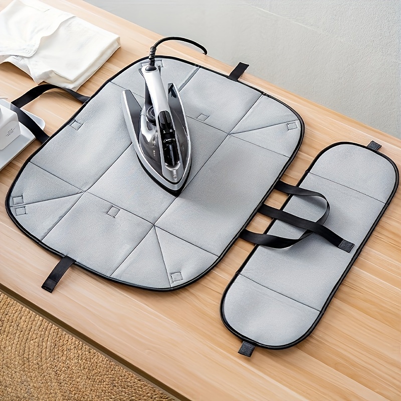 Portable Foldable Ironing Mat Insulation Sponge Travel Bag - Temu