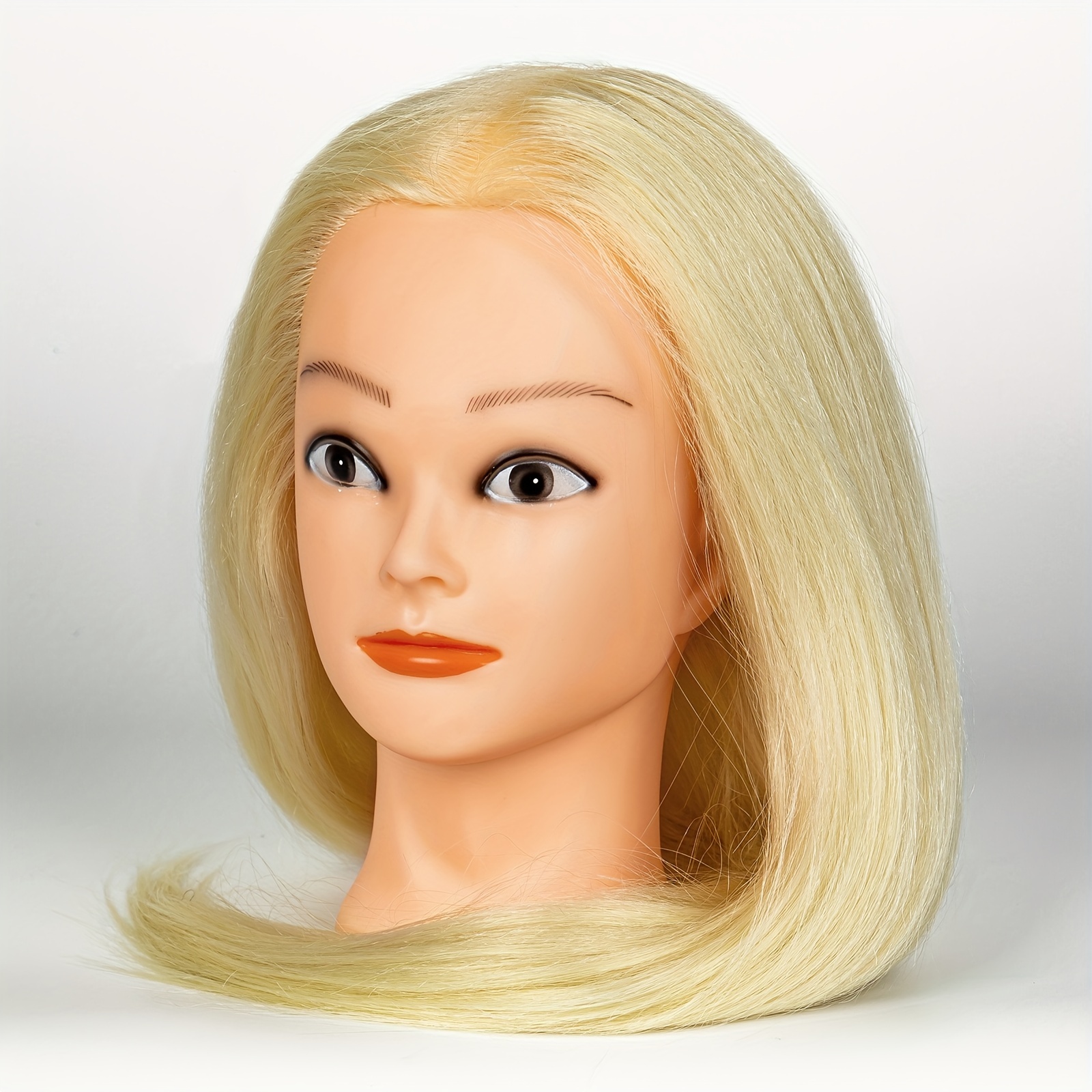 Mannequin Head 22 Synthetic Fiber Manikin Head Hairdresser