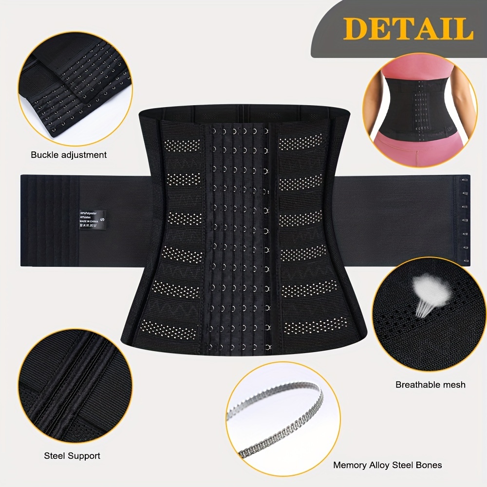 EEIFO Waist Trainer for Women Lower Belly Fat Wrap Adjustable Snatch me up  Bandage Waist Trimmer Black - ShopStyle Shapewear