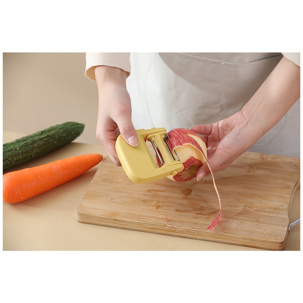 Multifunctional Cleaning Brush For Vegetables And Fruits, With Peeler,  Kitchen Gadgets