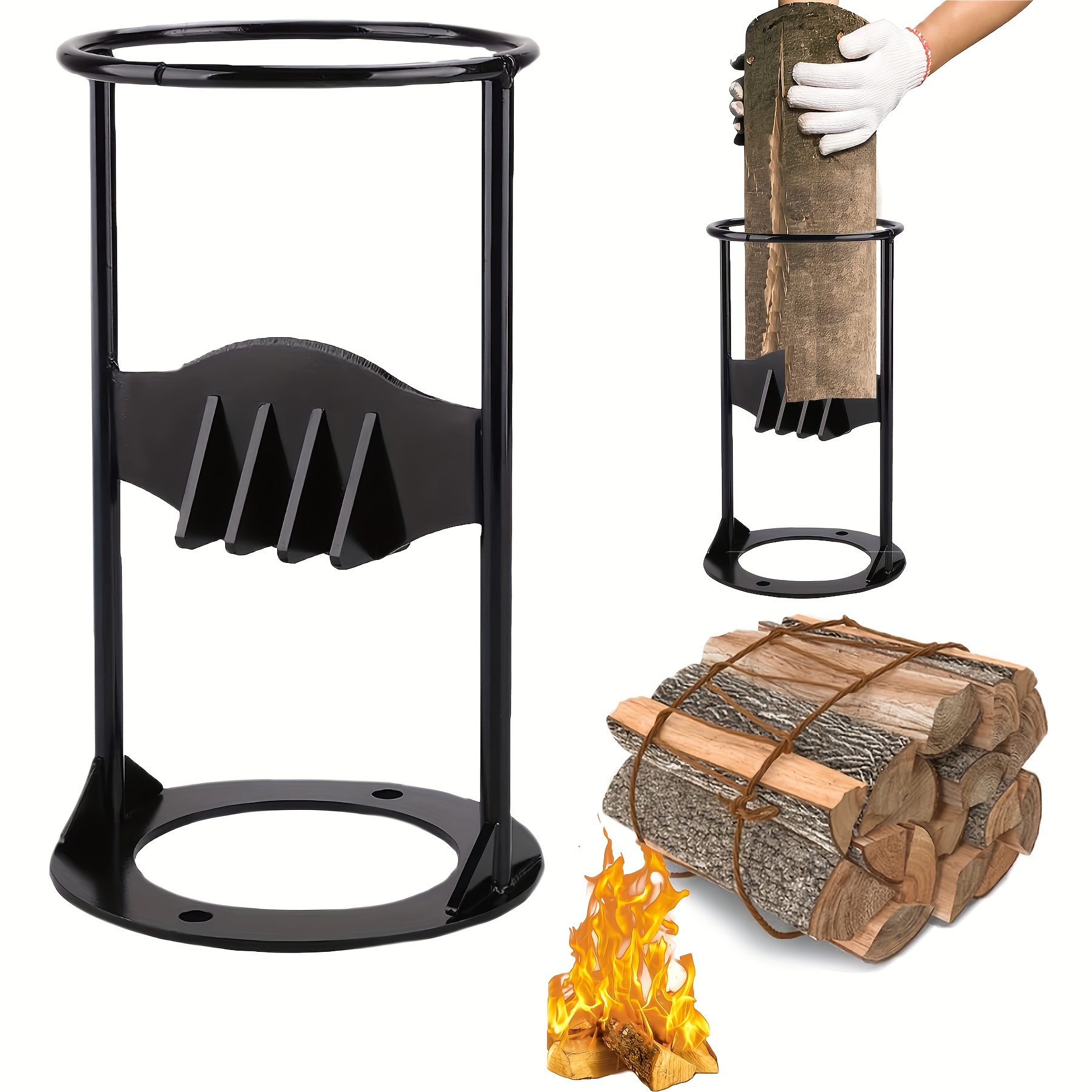 Foret à bois de chauffage, outil de fendage de cône, fendeuses de bûches,  machine à casser le bois, hachoir à bois de chauffage