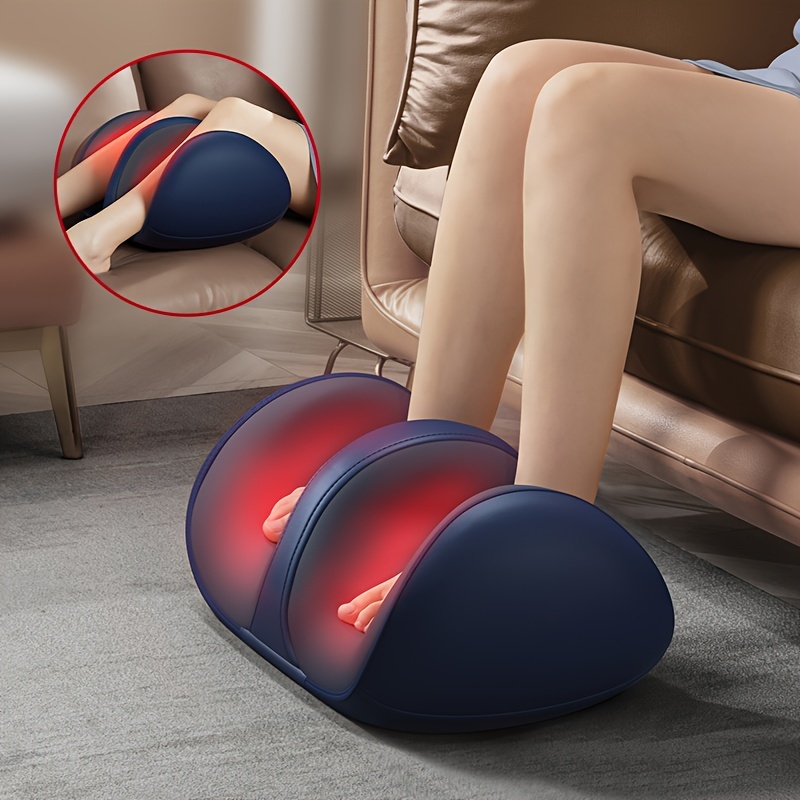 3d shiatsu foot massager for circulation and relax foot massager machine with deep kneading and heat calf massager ideal gift for mom dad friends christmas
