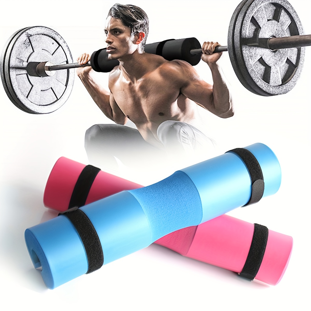 Barbell Pad Squat Pad for Squats—Squat Bar Pad—Great for  Weightlifting,Lunges an