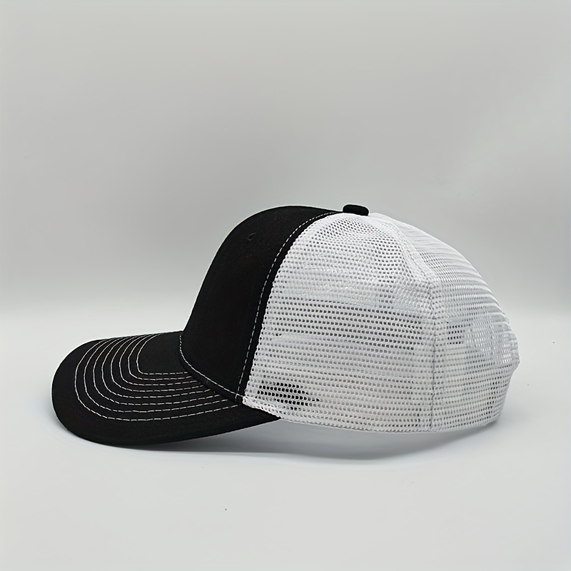 High DAD Mesh Hat Unisex Summer Print Baseball Cap Outdoor Breathable