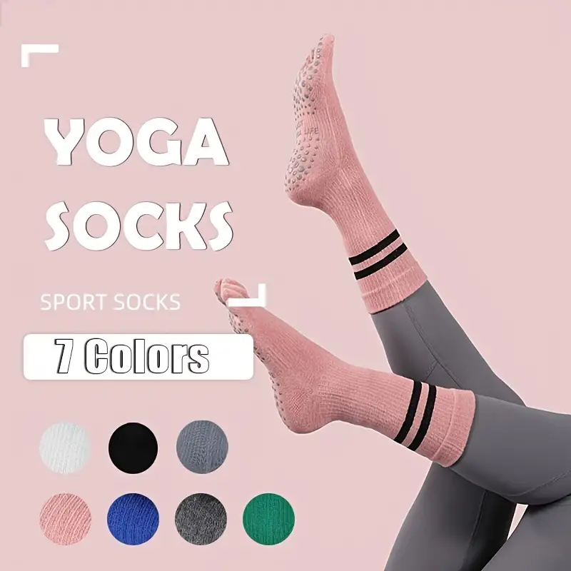 Five finger Rubber Non slip Yoga Socks Pure Cotton Five - Temu
