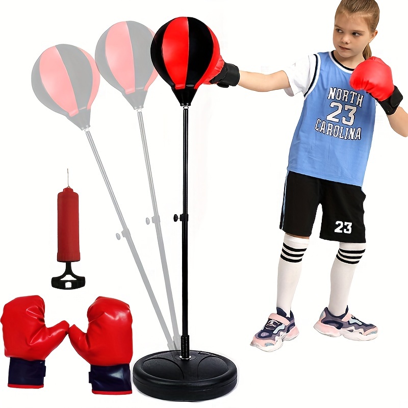 Punching ball set de boxe gants de boxe pompe enfant