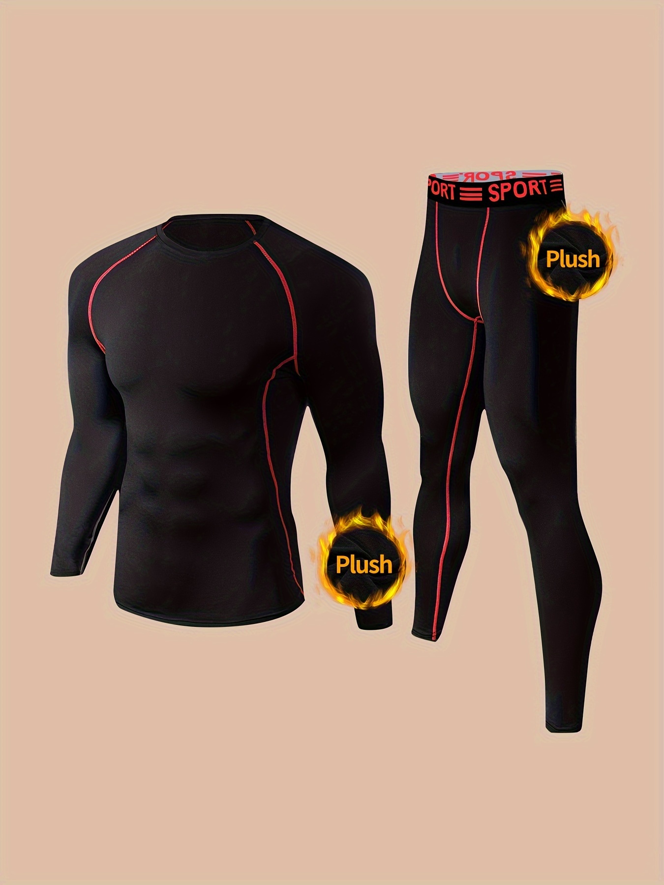 Thermal Underwear for Men - Ultra Soft Long - Heated Warm Hunting Gear Base  Layers for Extreme Cold Weather