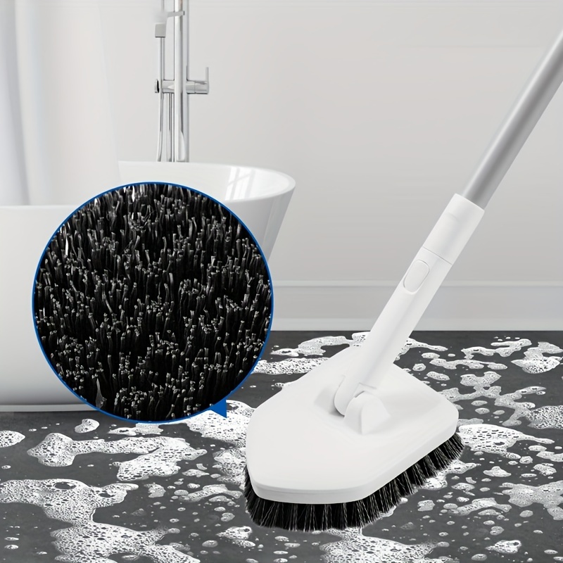 Floor Scrub Brush With Long Handle, Tub And Tile Scrub Brush