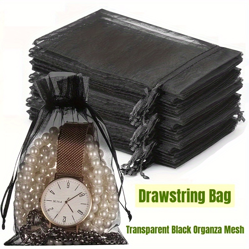 Multiple Colors Organza Jewelry Bags Drawstring Little Mesh - Temu