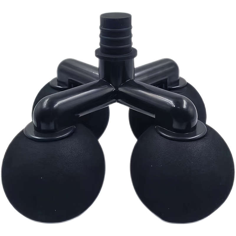 1pc Fascia Gun Creative Silicone Massage Head, Four-Head Plastic Accessory Massage Head, Muscle Massage Head, Deep Tissue Massager Replacement Head Suitable for Waist, Legs, Shoulders