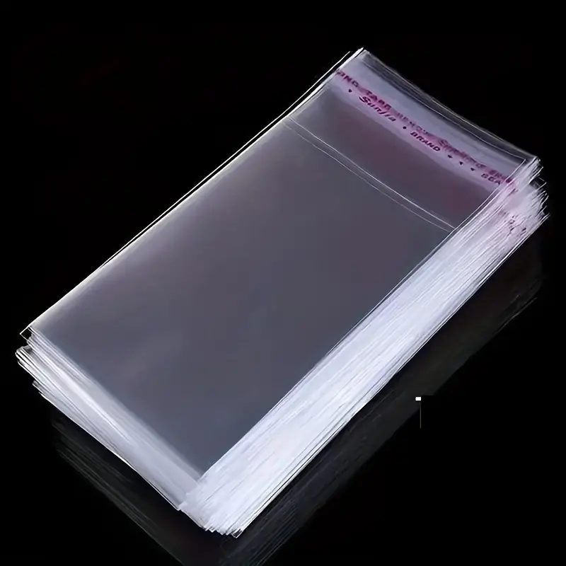 100pcs, Transparent Self-sealing Bags, Transparent Plastic Bags,  Self-adhesive Packaging Bags, Transparent OPP Bags Used For Gifts,  Decorations, Candy