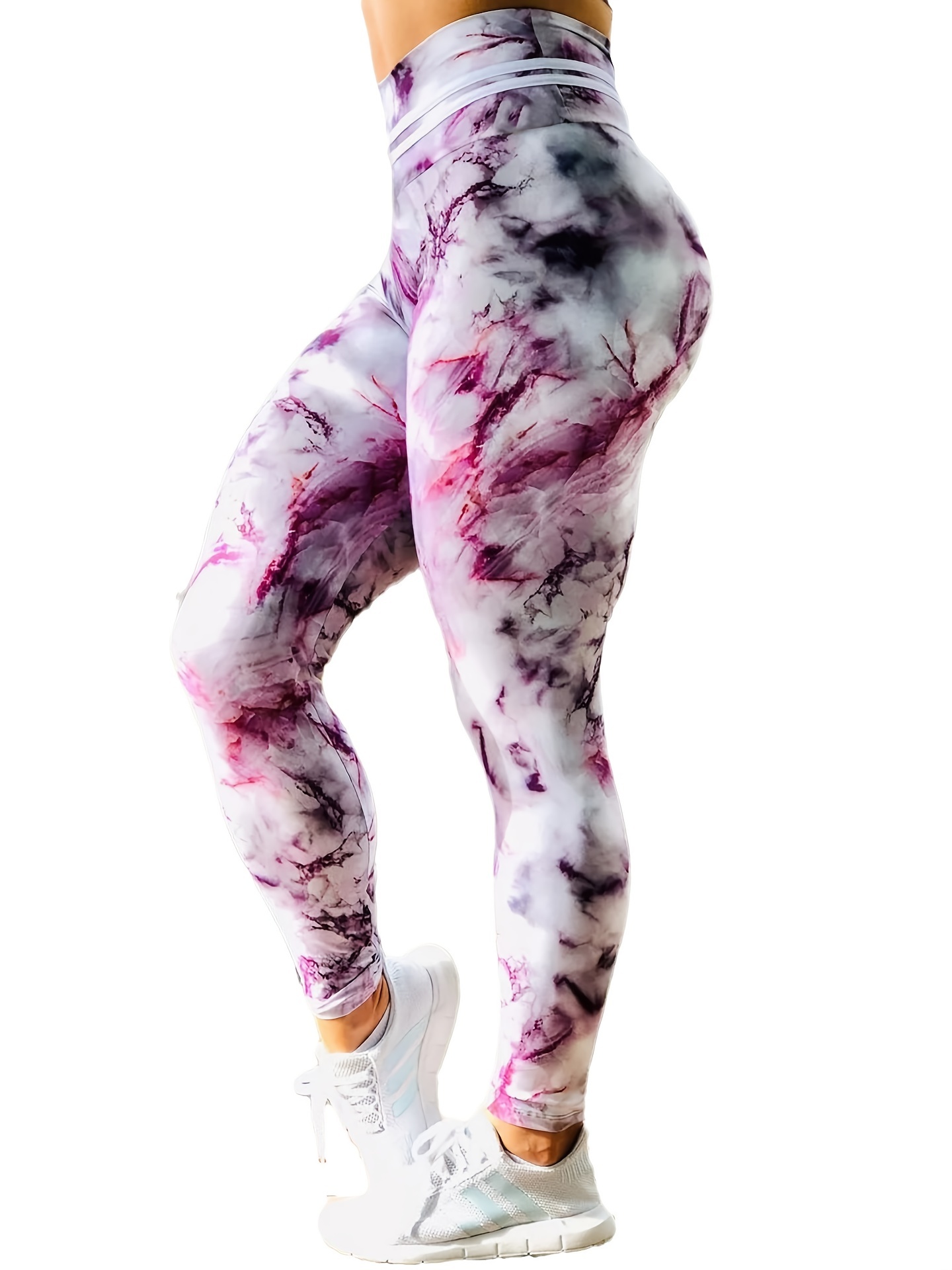 Sexy Snake Skin Print Sports Fitness Yoga Pants, High Waist Workout Running  Leggings, Women's Activewear