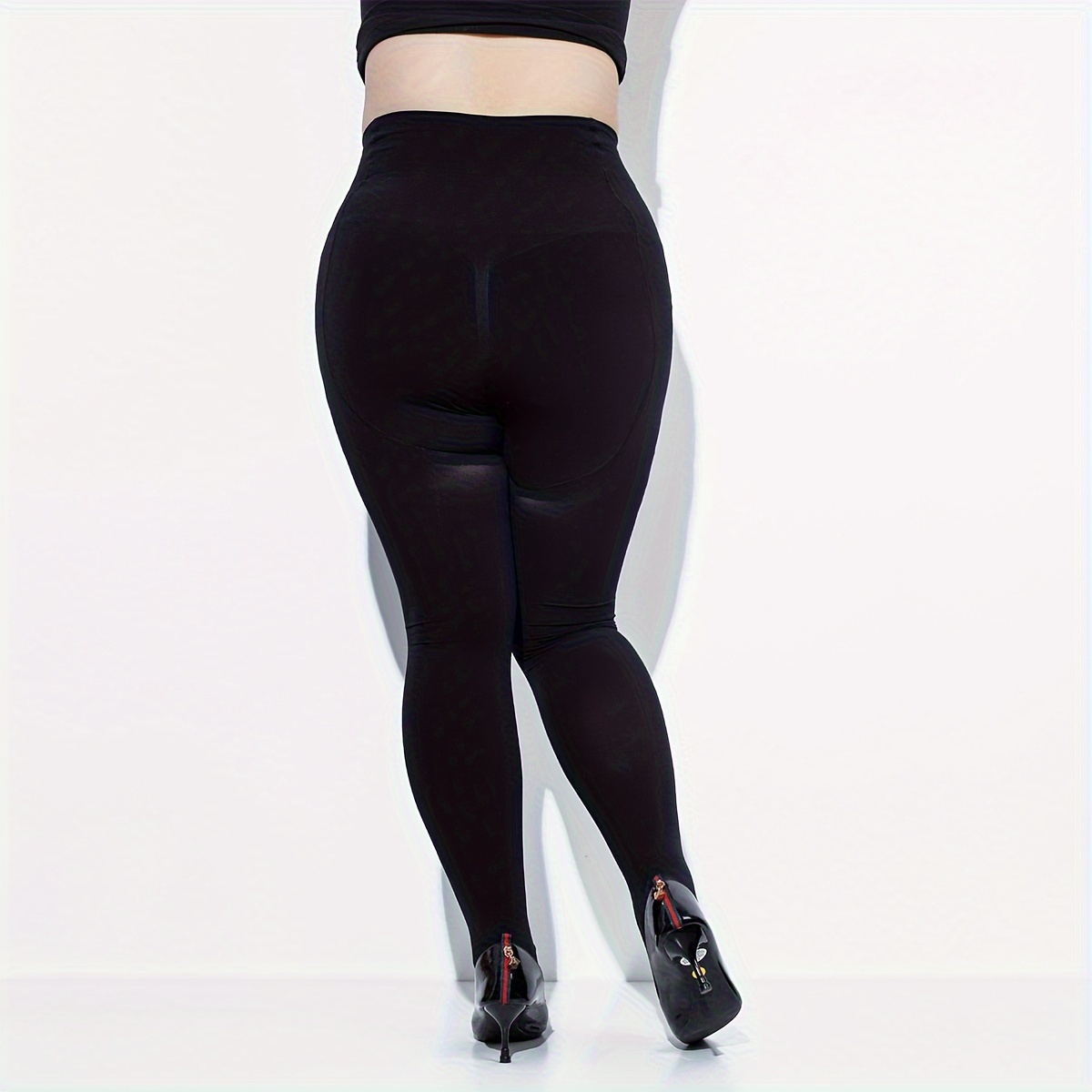 High Waist Stirrup Legging for Women Extra Long Stirrup Tights Tommy  Control Yoga Pants
