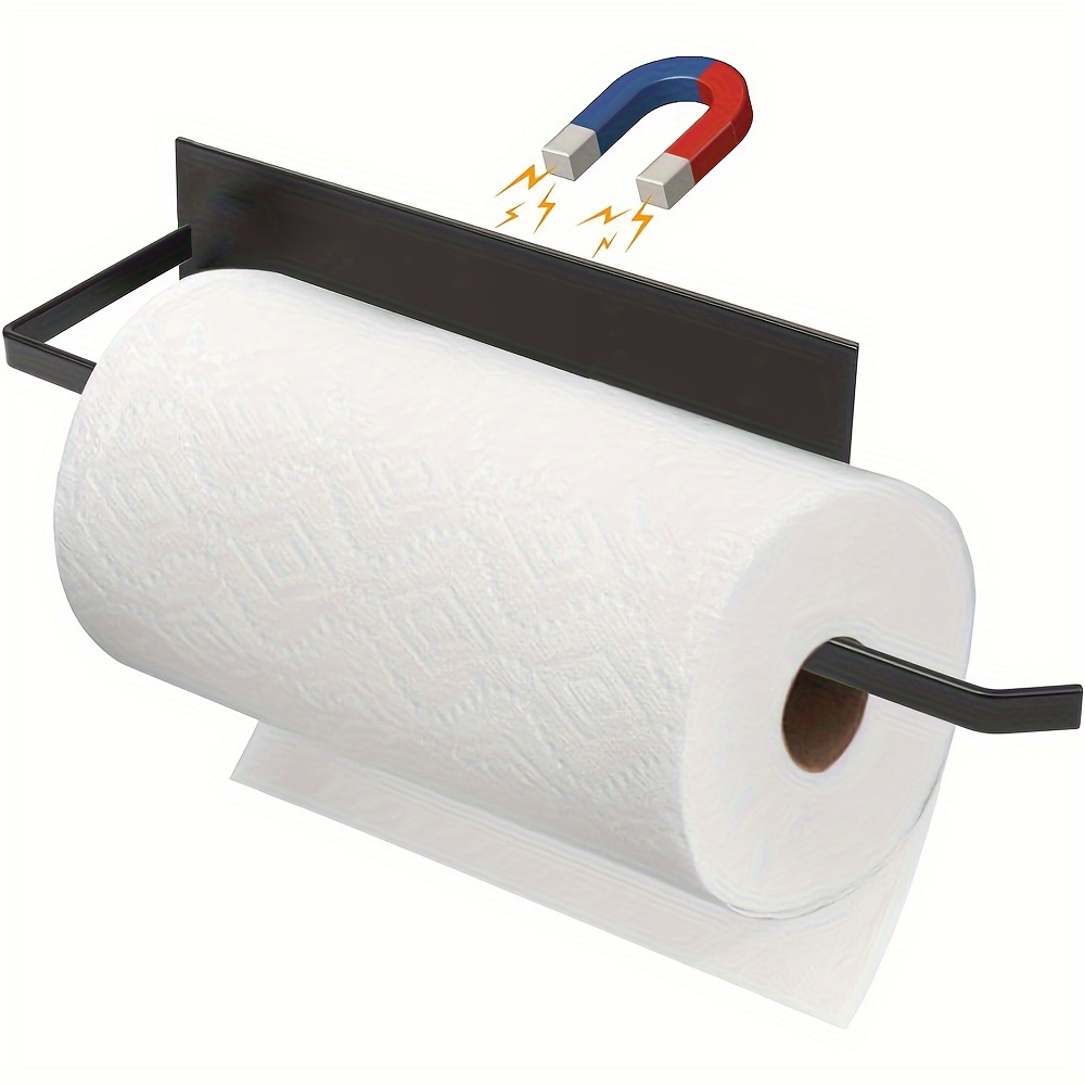 Magnetic Paper Towel Holder For Refrigerator Kitchen Fridge Metal Cabinet  Grill