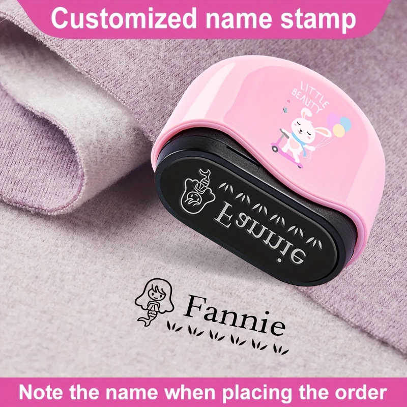 School Set( Cake Shape Stamp And Stickers)custom Name Seals - Temu