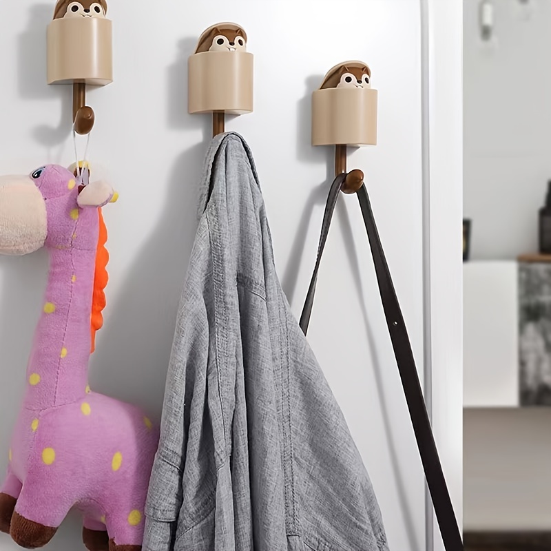 Squirrel Pattern Hook Office Cubicle Hook Behind The Viscose Door No ...