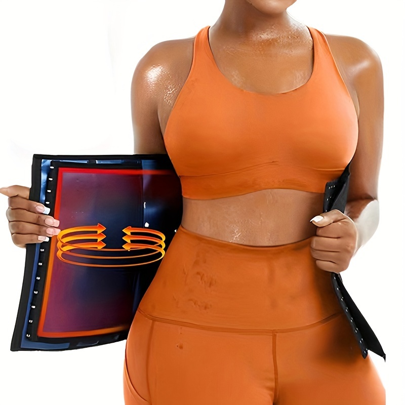 Cheap Women Belly Sweat Band Waist Trimmer Belt Fat Burning Stomach Wraps  Weight Loss Slimming Body Shaper Sauna Waist Trainer Corset
