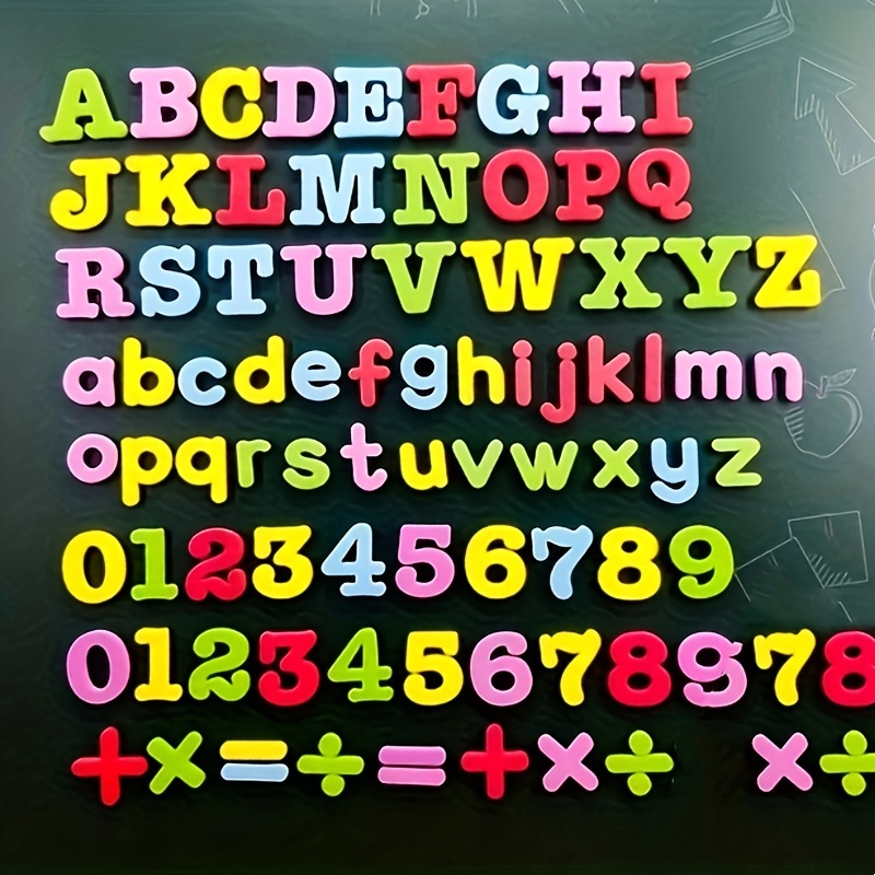 Lettres de l'alphabet magnétiques Montessori : Chez
