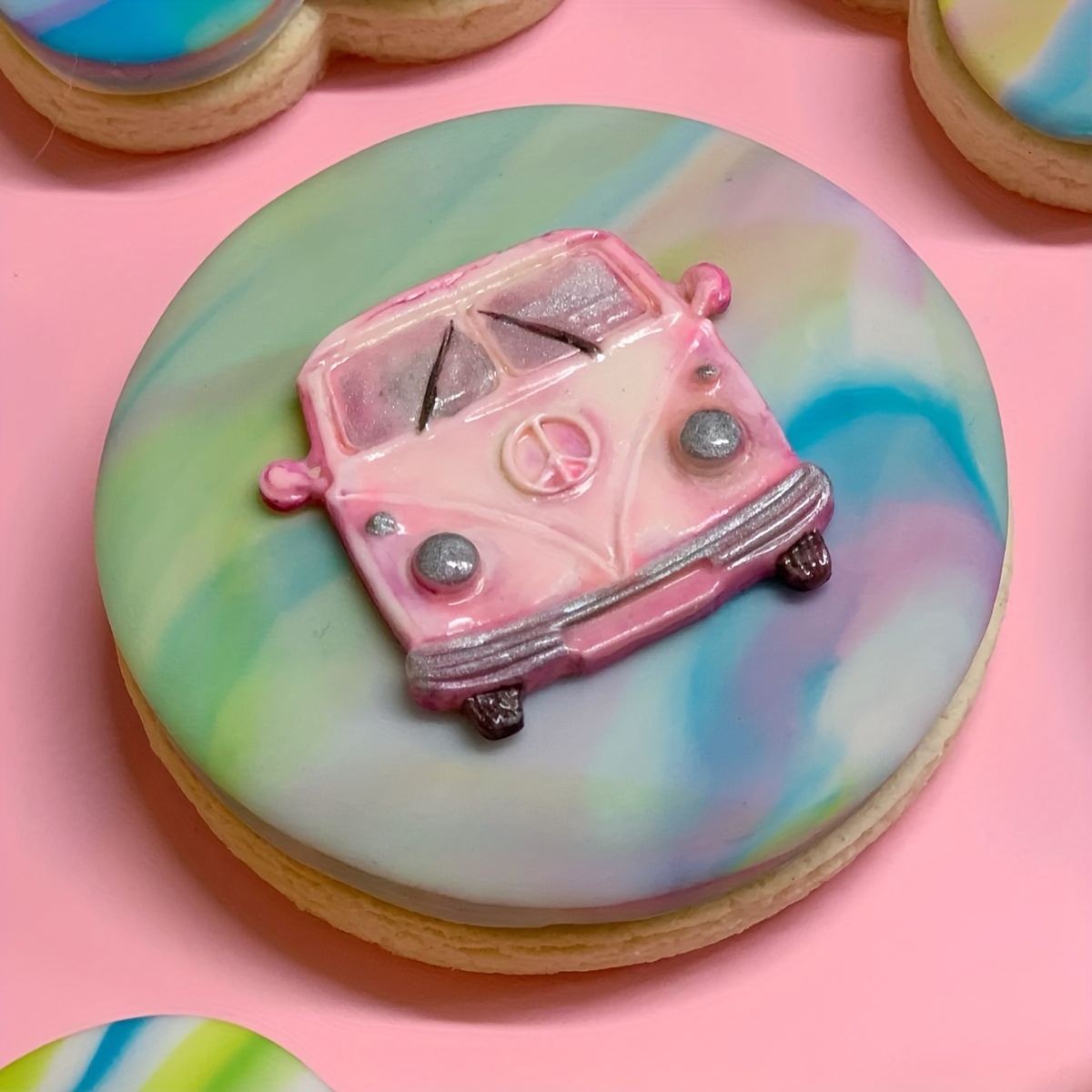 DIY Fondant Silicone Mold New Brand-Name Car Logo Shaped Cake Mold