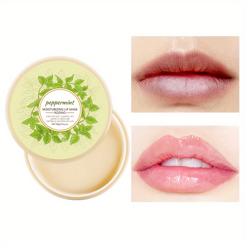 Rose Cherry Honey Peach Moisturizing Lip Mask, Natural Unisex Lip