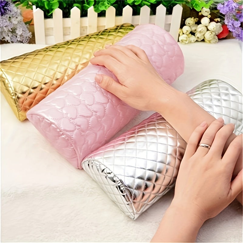 Arm Rest For Nails With Pad, Easy To Clean Nail Armrest Pillow For Acrylic  Nails Sturdy Pu Leather Hand Rest Cushion Holder Cute Soft Waterproof For  Nail Tech - Temu