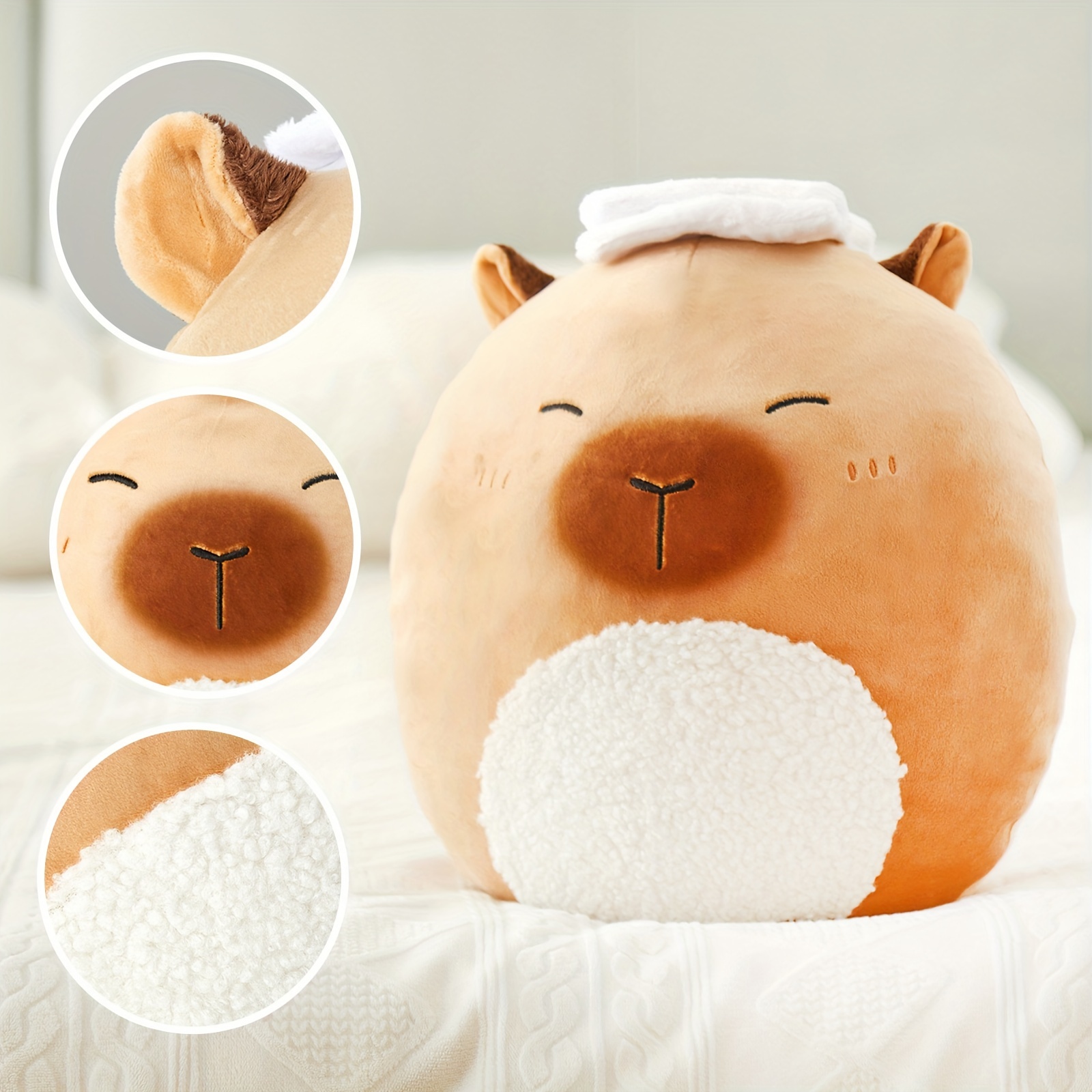 Cute Capybara Plush Pillow Capybara Stuffed Animal Pillow - Temu