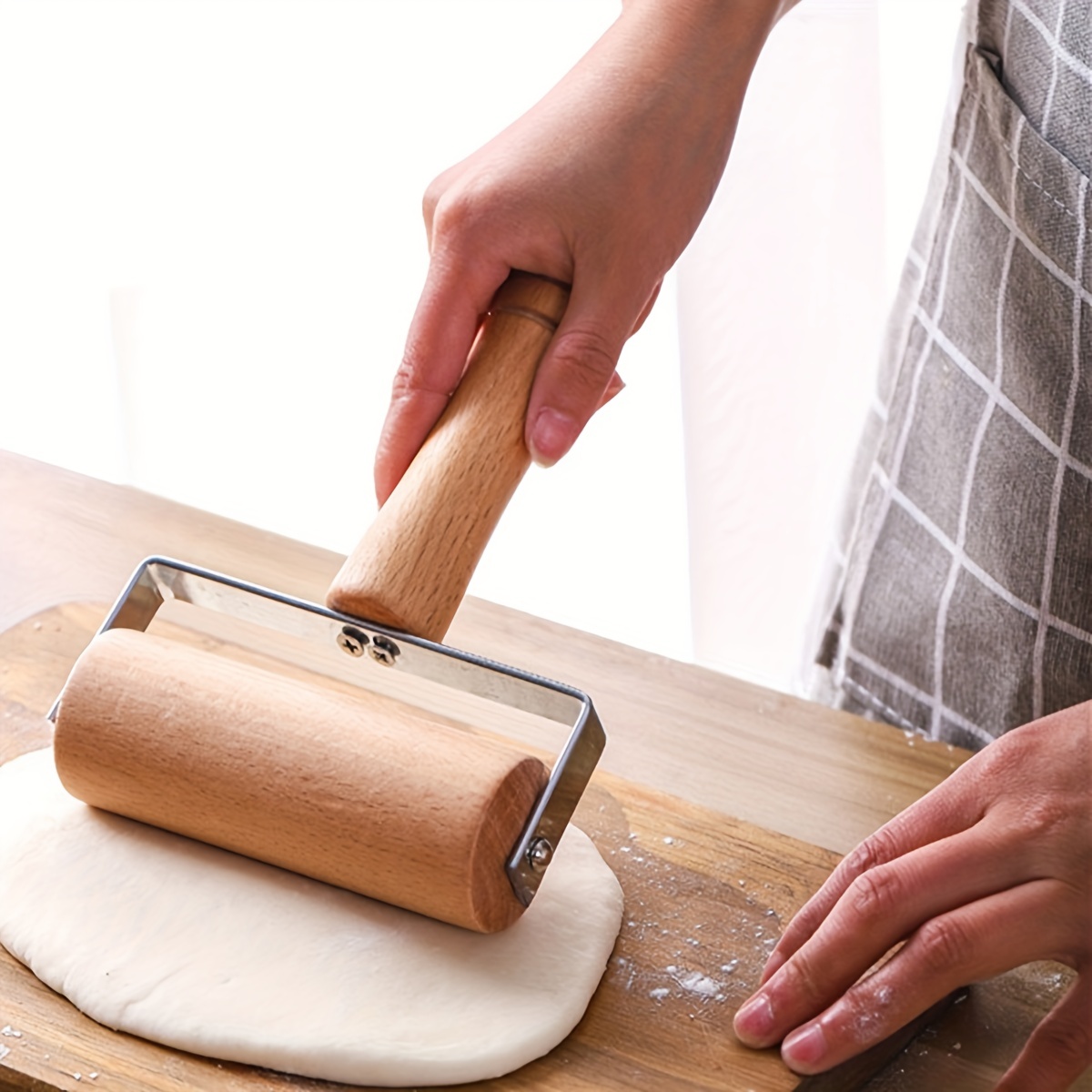 Mini Wood Rolling Pin Non stick Dough Roller Great For - Temu