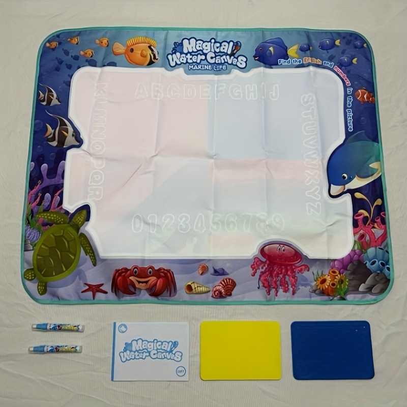 Amazing Water Canvas Can Be Used For Water Painting Board, Magic Color  Graffiti Blanket, Water Painting Book - Temu