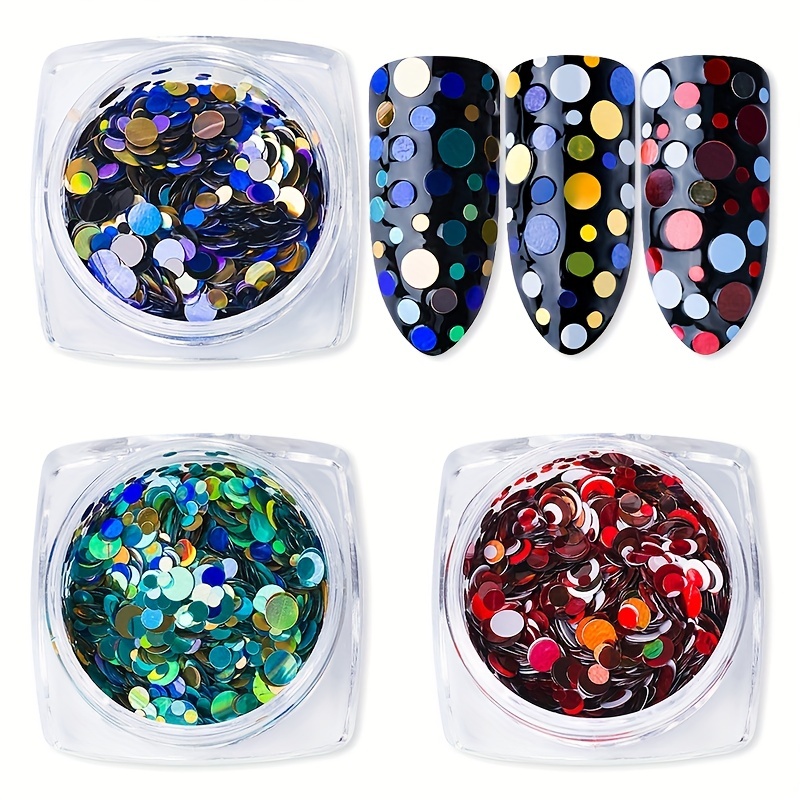 Holographic Star Nail Sequins Glitter Decoration for Nails Makeup
