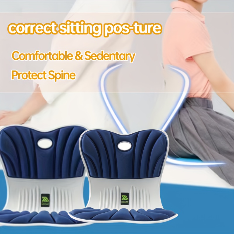 Comfortably Work For Hours With This Office Chair Cushion Lumbar Cushion  Sitting Posture Corrector - Temu Netherlands