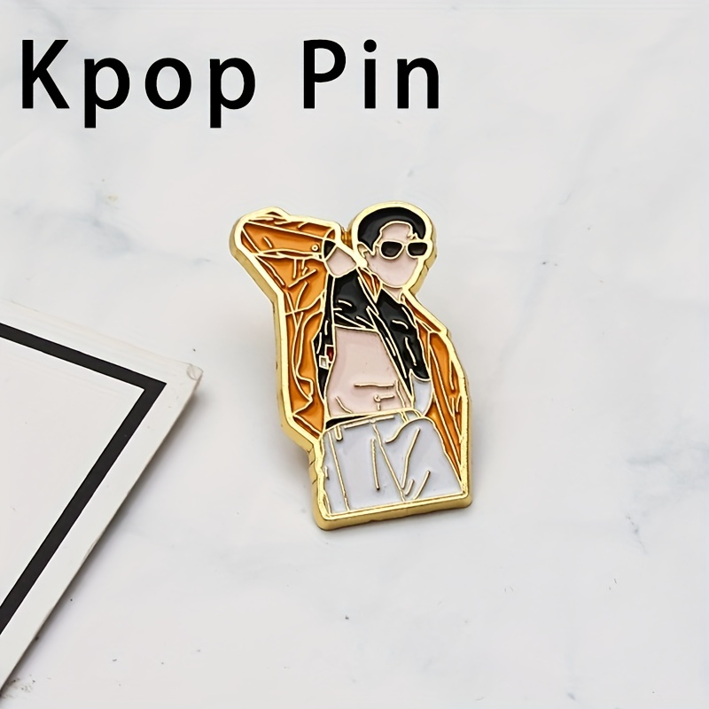 

Kpop Enamel Pins Jk Brooch Lapel Pins Metal Badge Accessories Jewelry Gift For Fans