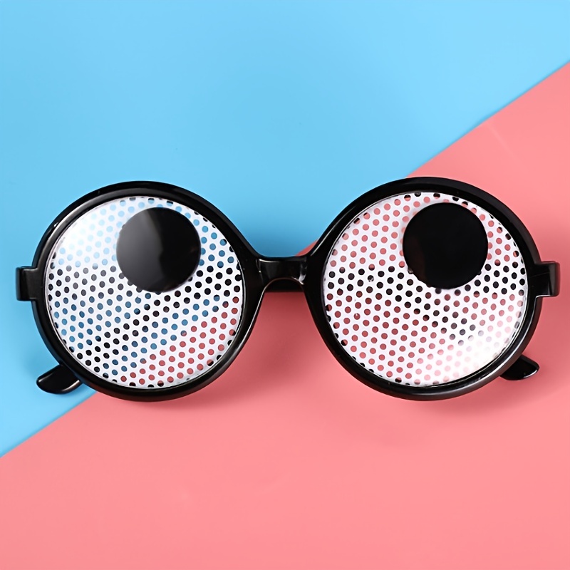 Googly Eyes Glasses, Funny Glasses Pranks Toy, Novelty Shaking