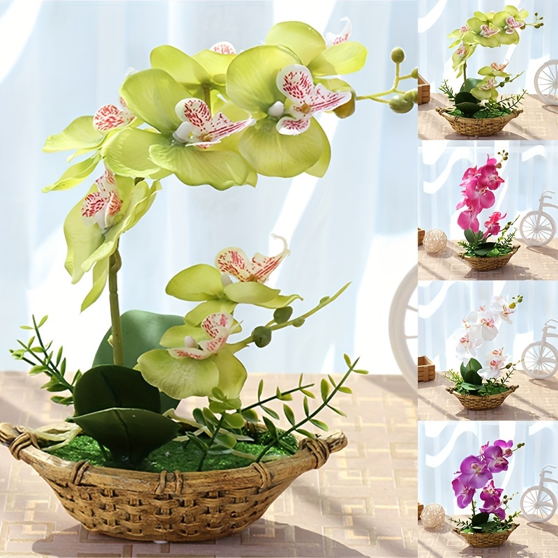 1PC Artificial Flowers Bouquet Home Decoration Room Accessories Fake Butterfly  Flower Wedding Decor