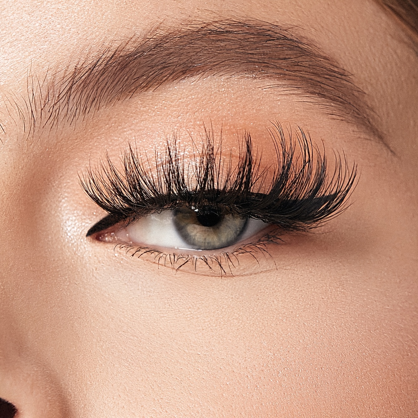 curling lashes, 1 pair full strip eyelashes cluster like curling 17mm lashes fluffy wispy false eyelashes crossed eye end lengthening lashes details 2