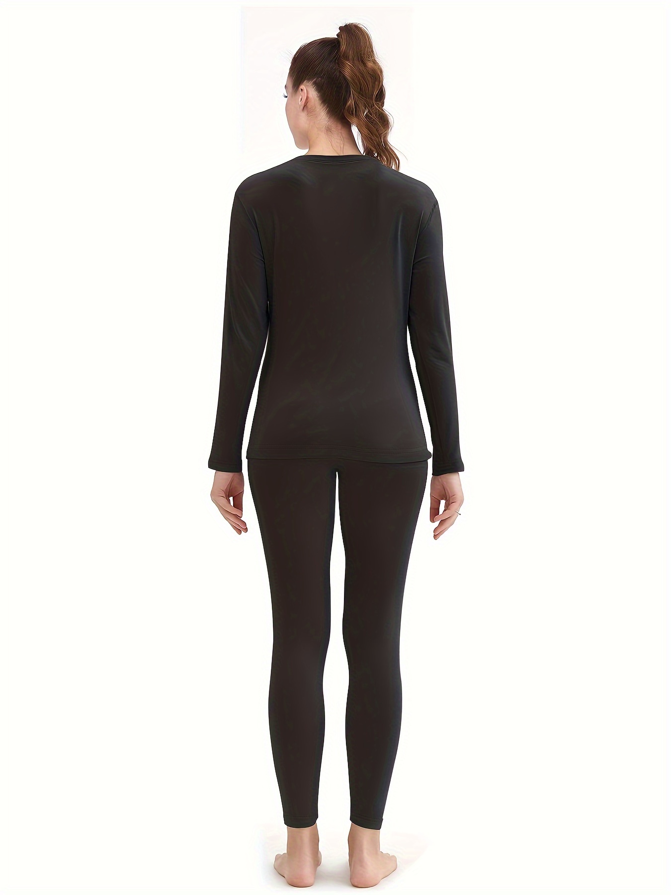 Women's Thermal Set With Fleece Line Thermal Leggings & Matching