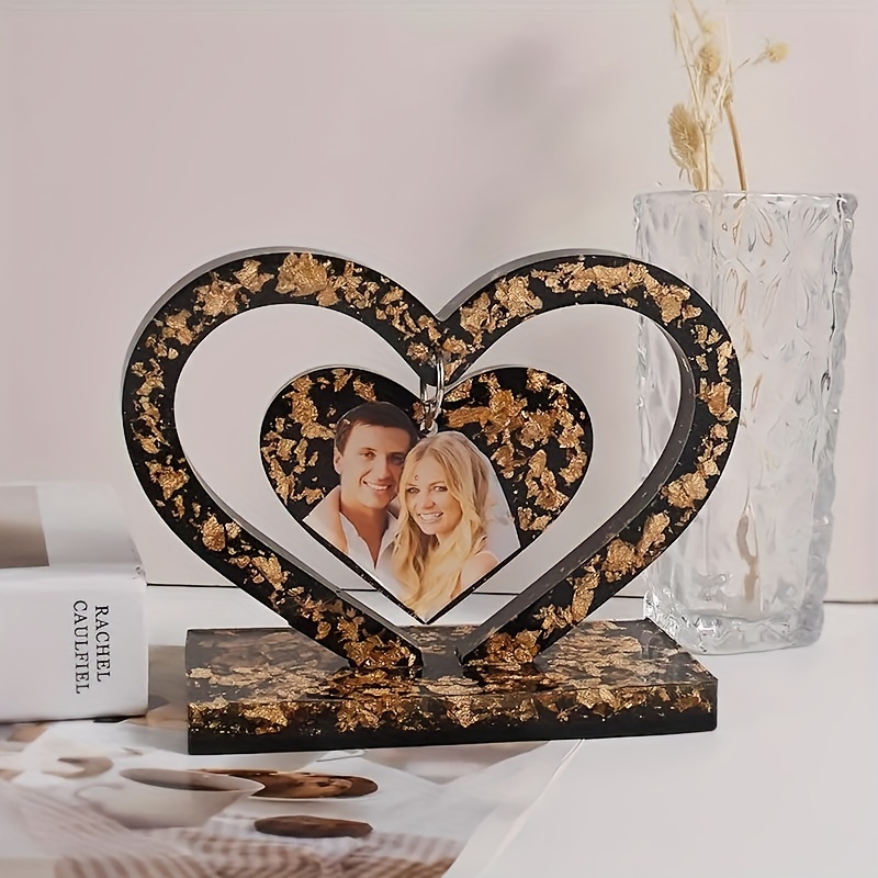 Resin Mold For Photo Frame rectangle And Heart Shape - Temu